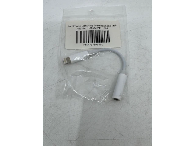 Ca. 19x headset en 12x lightning adapter apple, wit - afbeelding 5 van  8