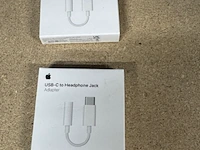 Ca. 19x headset en 12x lightning adapter apple, wit - afbeelding 7 van  8