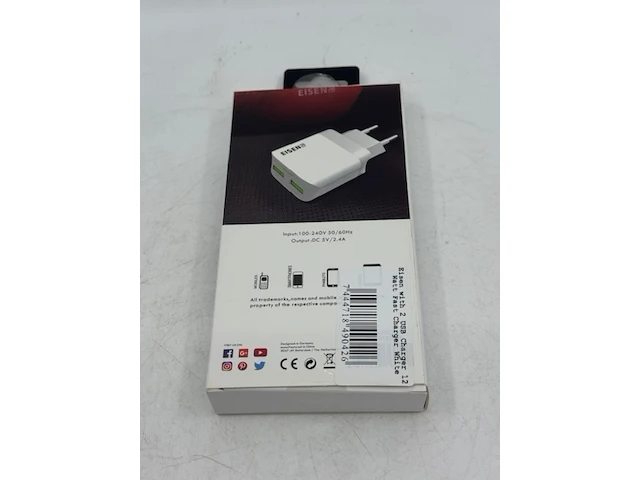 Ca. 19x usb lader 2-poorts eisenz, ez779 - afbeelding 2 van  3