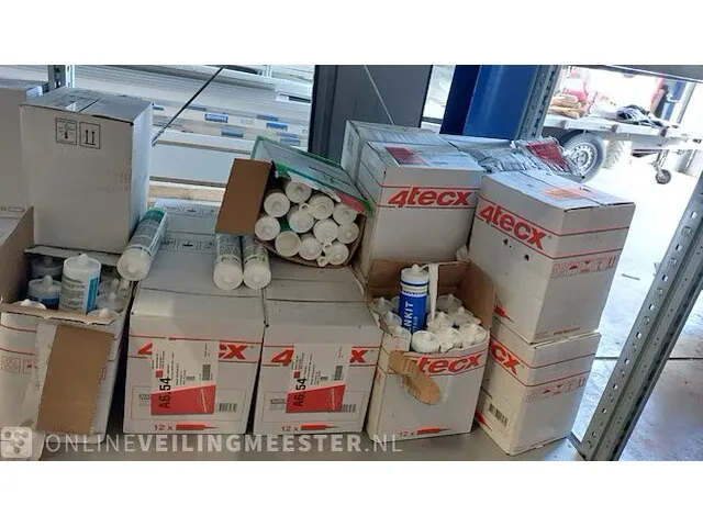 Ca. 20 doos a 12 stuks siliconenkit o.a. 4tecx en bouwcenter, transparant - afbeelding 2 van  8