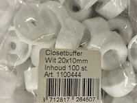 Ca. 2000x closetbuffers wit 20x 10 mm - afbeelding 2 van  3