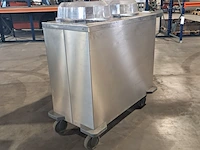 Ca. 200x dienbladen, 3x dienbladwagens, bordenwarmer en melkdispencer - afbeelding 9 van  22
