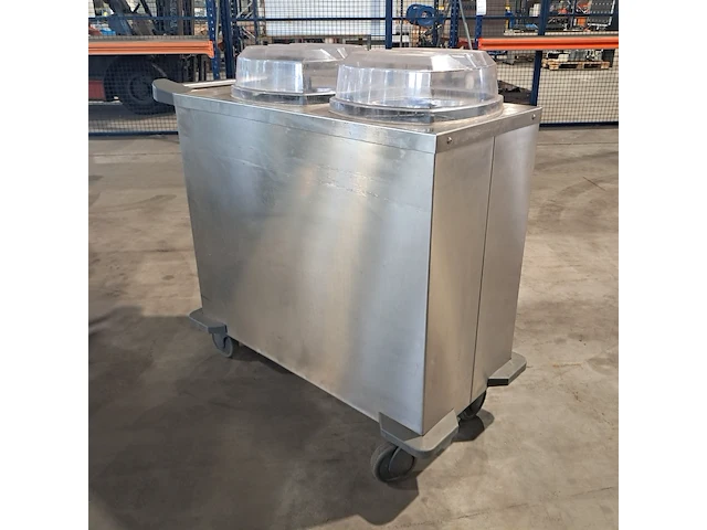 Ca. 200x dienbladen, 3x dienbladwagens, bordenwarmer en melkdispencer - afbeelding 10 van  22