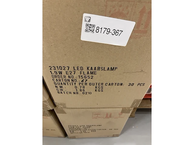 Ca. 200x kaarslamp flame - afbeelding 1 van  4