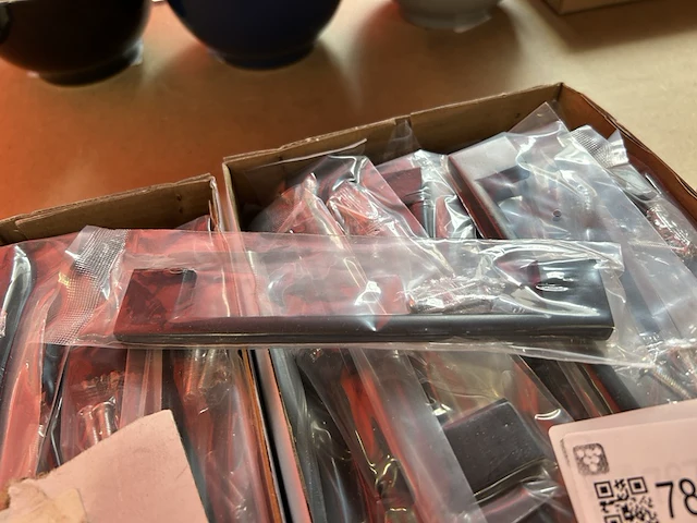 Ca. 200x lade handvat 128 mm zwart - afbeelding 3 van  3