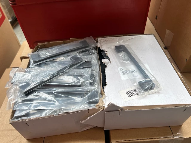 Ca. 200x lade handvat 128mm zwart, zwart - afbeelding 2 van  2