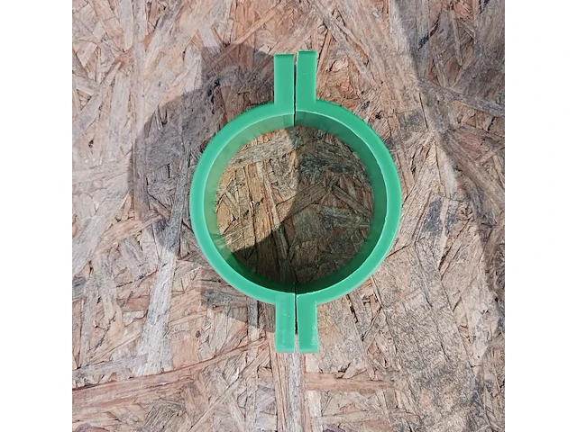 Ca. 200x leidingzadels kunstof 50 mm, ifan, groen, 2025 - afbeelding 1 van  6