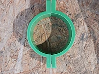 Ca. 200x leidingzadels kunstof 50 mm, ifan, groen, 2025 - afbeelding 1 van  6