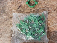 Ca. 200x leidingzadels kunstof 50 mm, ifan, groen, 2025 - afbeelding 4 van  6