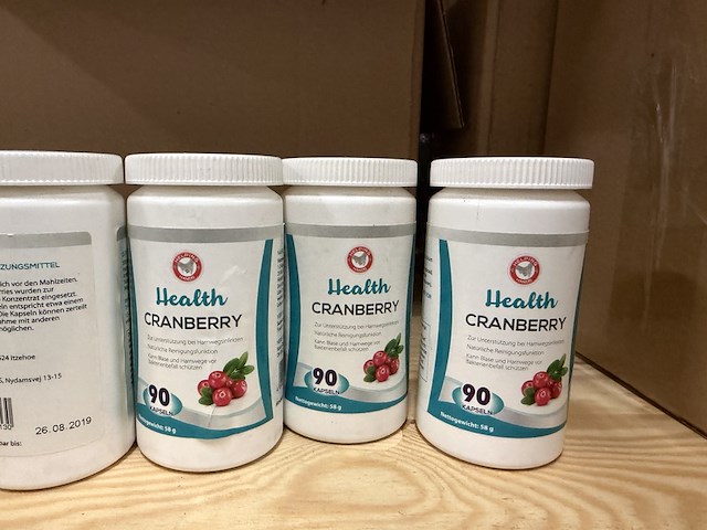 Ca. 200x verpakking health cranberry vitamines - afbeelding 2 van  2