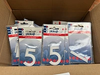 Ca. 200x zelfklevende letters, symbolen, cijfers, pickup home - afbeelding 1 van  4