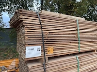 Ca. 207x guyana teak beschoeiingsplanken, 20x100mm, lengte 200cm - afbeelding 4 van  4
