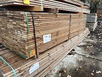 Ca. 207x guyana teak beschoeiingsplanken, 20x100mm, lengte 300cm - afbeelding 4 van  4