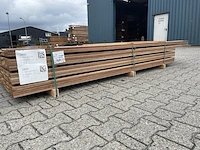 Ca. 207x guyana teak planken geschaafd, 16x90mm, lengte 200cm - afbeelding 2 van  4
