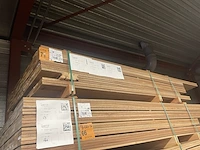 Ca. 207x guyana teak planken geschaafd, 16x90mm, lengte 200cm - afbeelding 4 van  4