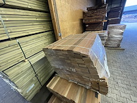 Ca. 207x ipé country grade planken geschaafd, 27x90mm, lengte 95cm - afbeelding 1 van  3