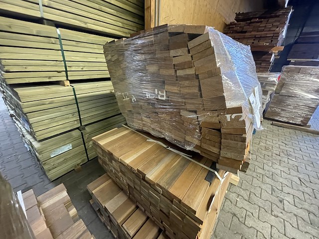 Ca. 207x ipé country grade planken geschaafd, 27x90mm, lengte 95cm - afbeelding 3 van  3