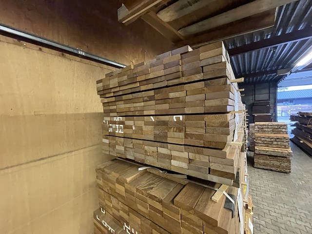 Ca. 207x ipé country grade planken geschaafd, 27x90mm, lengte 95cm - afbeelding 3 van  4