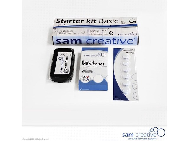 Ca. 207x starter kit basic voor whiteboards sam creative - afbeelding 1 van  5