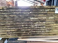 Ca. 208x grenen schuttingplanken groen geïmpregneerd , 16x140mm, lengte 180cm - afbeelding 3 van  3