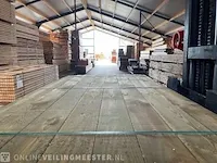 Ca. 208x grenen schuttingplanken groen geïmpregneerd , 16x140mm, lengte 180cm - afbeelding 1 van  3
