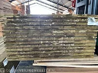 Ca. 208x grenen schuttingplanken groen geïmpregneerd , 16x140mm, lengte 180cm - afbeelding 3 van  3