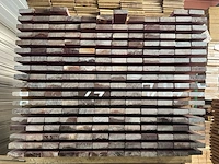 Ca. 209x purple heart planken geschaafd, 21x70mm, lengte 125cm - afbeelding 3 van  3