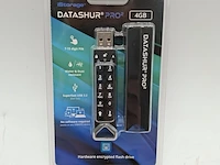 Ca. 20x beveiligde usb-stick, istorage, datashur pro 2, 4gb