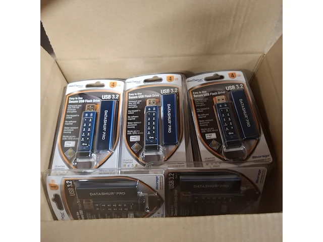 Ca. 20x beveiligde usb-stick, istorage, datashur pro, 4gb - afbeelding 3 van  3