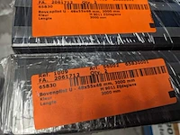 Ca. 20x bovenplint profiel, zwart ( 9011) - afbeelding 3 van  3