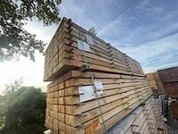Ca. 20x douglas balken fijnbezaagd, 75x200mm, lengte 400cm - afbeelding 4 van  4