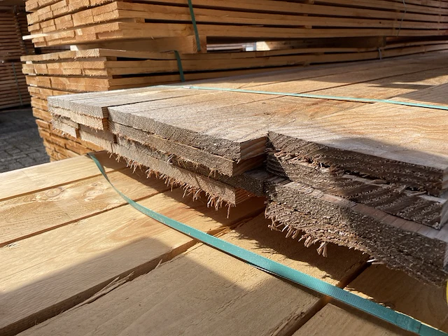 Ca. 20x douglas planken fijnbezaagd, 22x200mm, lengte 400cm - afbeelding 3 van  3