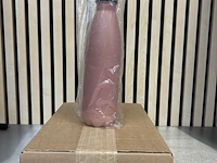 Ca. 20x drinkfles, thermosfles 500 ml, levivo, roze - afbeelding 1 van  3