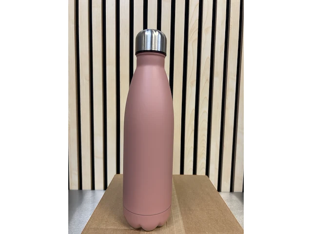 Ca. 20x drinkfles, thermosfles 500 ml, levivo, roze - afbeelding 3 van  3