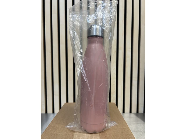 Ca. 20x drinkfles, thermosfles 500 ml, levivo, roze - afbeelding 2 van  4