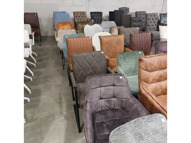 Ca. 20x eetkamerstoelen assorti, zazuhome - afbeelding 3 van  9