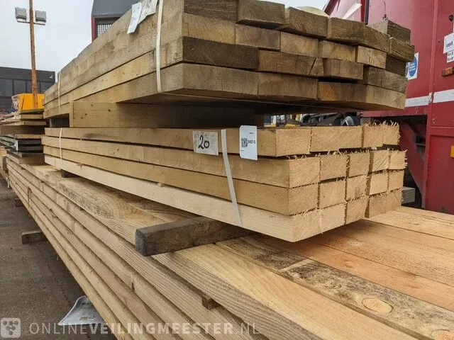 Ca. 20x eiken balk - afbeelding 1 van  6
