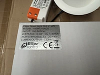 Ca. 20x led down light/inbouwspot 9.5w 3000k, ellipz lighting - afbeelding 3 van  3