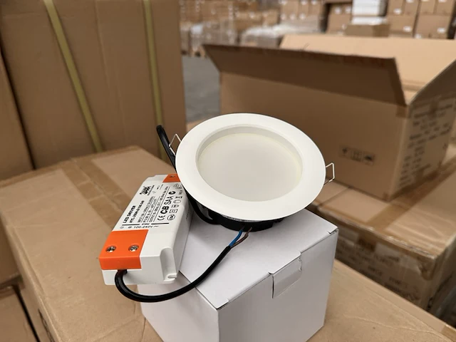 Ca. 20x led down light/inbouwspot 9.5w 3000k, ellipz lighting - afbeelding 2 van  3