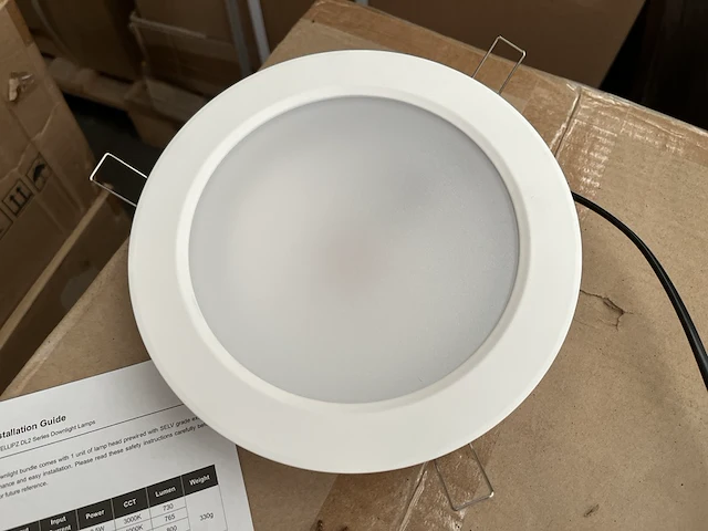 Ca. 20x led inbouwspot/-paneel 3000k met led driver ellipz lighting - afbeelding 3 van  6