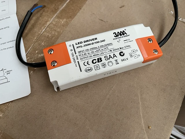 Ca. 20x led inbouwspot/-paneel 3000k met led driver ellipz lighting - afbeelding 4 van  6