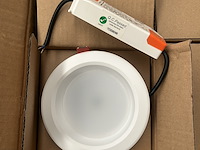 Ca. 20x led inbouwspot/down light met led driver 8.5w 5000k ellipz lighting, dl304u0095 - afbeelding 1 van  4