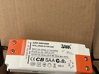 Ca. 20x led inbouwspot/down light met led driver 8.5w 5000k ellipz lighting, dl304u0095 - afbeelding 3 van  4