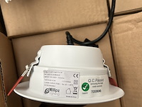 Ca. 20x led inbouwspot/down light met led driver 8.5w 5000k ellipz lighting, dl304u0095 - afbeelding 4 van  4