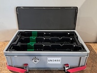 Ca. 20x opbergkist met 3x inzet, 4x transportkar - afbeelding 4 van  5