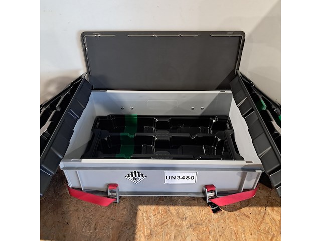 Ca. 20x opbergkist met 3x inzet, 4x transportkar - afbeelding 5 van  5