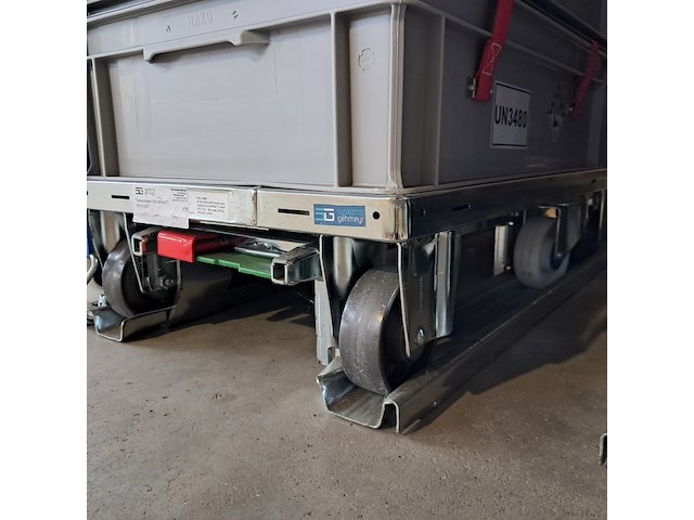 Ca. 20x opbergkist met 3x inzet en transportkar - afbeelding 6 van  7