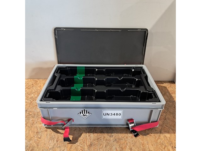 Ca. 20x opbergkist met 3x inzet en transportkar - afbeelding 3 van  6