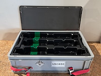 Ca. 20x opbergkist met 3x inzet en transportkar - afbeelding 3 van  6