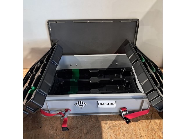 Ca. 20x opbergkist met 3x inzet en transportkar - afbeelding 4 van  6